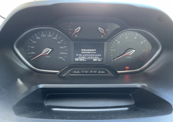Peugeot Rifter cena 94000 przebieg: 82000, rok produkcji 2020 z Warszawa małe 254